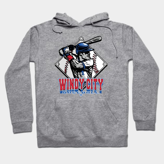 Windy City Forever Baseball Diamond Hoodie by MudgeSportswear